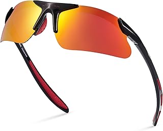 Kids Youth Polarized Sports Sunglasses for Boys Girls Baseball Softball Glasses TR90 Frame