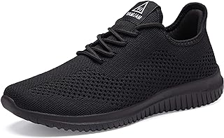 VAMJAM Men's Running Shoes Ultra Lightweight Breathable Walking Shoes Non Slip Athletic Fashion Sneakers Mesh Workout Casual Sports Shoes