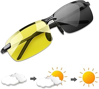 YIMI Polarized Photochromic Outdoor Sports Driving Sunglasses for Men Women AntiGlareEyewear Ultra-Light Sun Glasses