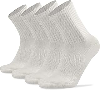 Merino Wool Cushioned Hiking Socks for Men Women, Warm Crew Walking & Boot Socks for Trekking, Work, Outdoor