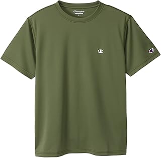 C8-TS310 Men's T-Shirt, Short Sleeve, Absorbent, Quick Drying, UV Protection, Sheer Protection, One Point Logo, Crew Neck, Simple, Sports, Club Activities, Gym, Training, Loungewear