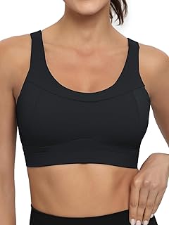Women High Impact Sports Bras- Wirefree Underwire Workout Gym Yoga Bra Full Support Activewear