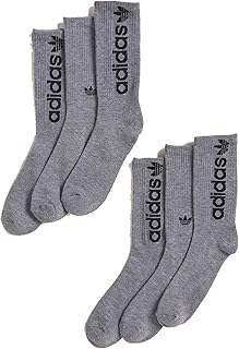 Men's Athletic Cushioned Crew Socks (6-Pack)