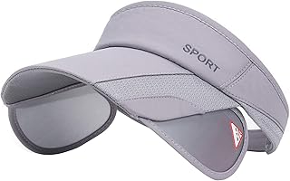 Summer Sun Visor Hat - Women Adjustable Golf Cap with Retractable Brim, UV Protection Beach/Tennis Sport Hat