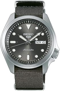 5 Sports Automatic Grey Dial Men's Watch SRPE61K1, Black, Dress/Formal