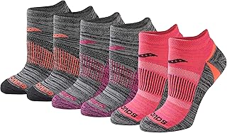 Women's Selective Cushion Performance No Show Athletic Sport Socks (6 & 12 Pairs)