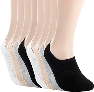 No Show Socks For Women Cotton Cushion Footies Liner S M L XL