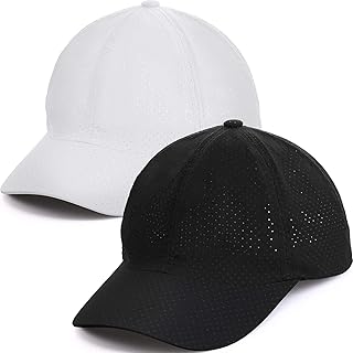 Geyoga Quick Dry Baseball Hat Mesh Sports Hat Workout Tennis Hat for Men Women Adults Kids Outdoor Sports