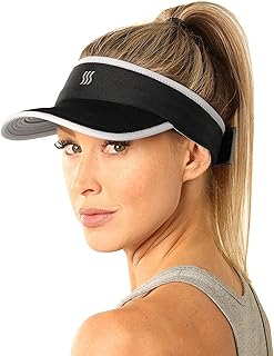 Super Absorbent Visor for Women. Running, Tennis, Golf & All Sports. Soft, Lightweight & Adjustable. Premium Packaing.