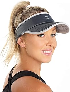 Super Absorbent Visor for Women. Running, Tennis, Golf & All Sports. Soft, Lightweight & Adjustable. Premium Packaing.