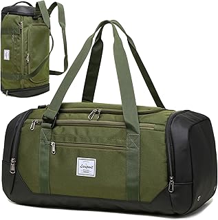 Travel Duffle Bag for men 40L Medium Sports Gym Bag with Wet Pocket & Shoes Compartment Weekender Overnight Backpack for Traveling Duffel Bag Backpack for Women