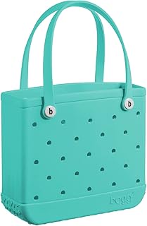 BABY Small Waterproof Washable Tote for Beach Boat Pool Work School Sports 15x13x5.25 - Lightweight Cute Tote Bag