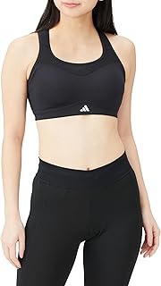 Sports Bra, TLRD Impact Training High Support Bra, IKV62, Women's, Black, L-AB (A-Bcup), Black (IQ3384), Large