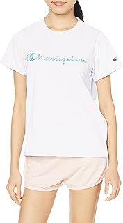 CW-XS315 Short Sleeve T-Shirt, Round Neck, Quick Drying, UV Protection, Lightweight, Graphic Logo Print, Short Sleeve Shirt, Women's Sports