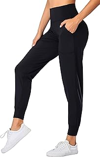 Women's Joggers High Waist Yoga Pockets Sweatpants Sport Workout Pants