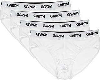 Men's Microfibre Bikini - Boxer Brief, Moisture-Wicking Underwear, 4 Pack