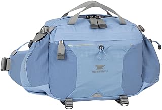 Tour Lumbar Waist pack, Running, Hiking, Cycling, Travel, and Outdoor Sport Activities with Dual Water Bottle Holders, Coronet Blue, One Size