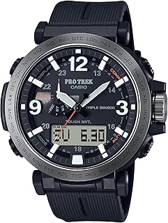 Men's Pro Trek PRW-6611Y-1CR Tough Solar Watch, Black, Sport
