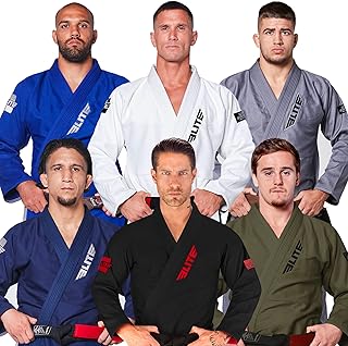 BJJ GI for Men IBJJF Kimono BJJ Jiujitsu GIS W/Preshrunk Fabric & Free Belt (See Special Sizing Guide)