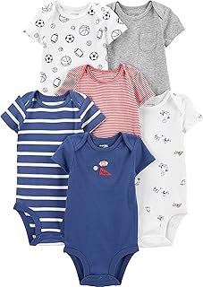 Baby Boys' 6-Pack Short-Sleeve Bodysuit