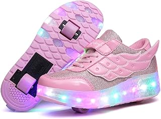 Kids Roller Shoes Boy Girl Sneakers with Wheels Become Sport Sneaker with Led for Children Gift