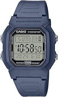 W800HG Series | Men’s Digital Watch | 100 Meter Water Resistance | Multi Function Alarm | 100 SEC Stopwatch | Auto Calendar | Countdown Timer | LED Light | Dual Time| 10 Year Battery