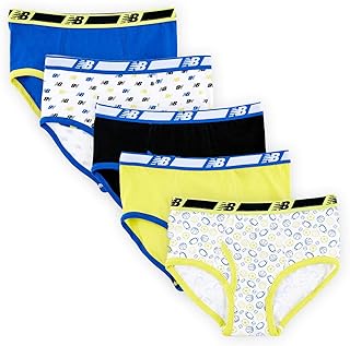 Boys' Soft Cotton Tag Free Brief Underwear (5-Pack)