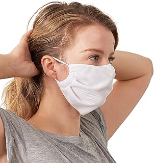 CHARM Sport Plain Reusable Face Mask - Comfort Ear Loops Breathable Sports Mask 2-Pack Face Cover Men Women Unisex