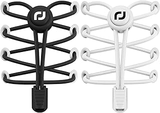 RJ-Sport Shoe Laces Tieless 2 Pack - No Tie Shoe Laces for Kids & Adults Sneakers