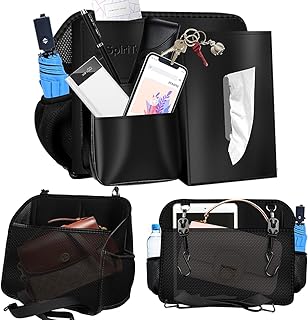 SpiriTouch Car Handbag Holder Between Seats,Dual-Side Car Organizer Between Seat,Automotive Consoles Organizer, Car Console Organizer for Backseat Frontseat
