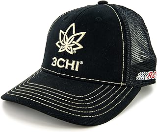 2023 Kyle Busch Sponsor Hat NASCAR Adjustable Automotive Racing Mesh Baseball Cap Black, Multicolor