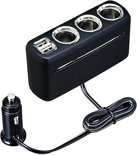 SEIWA F298 DC/DC Converter 24 V, 12 V, USB Ports, 2 Sockets, 3 Rows