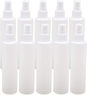 HDPE Multi Spray Bottle Containers, 6.8 fl oz (200 ml), Set of 10