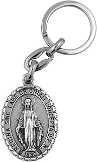 '3'' Miraculous Medal Keychain | Great Catholic Gift | Two Beautiful Styles'