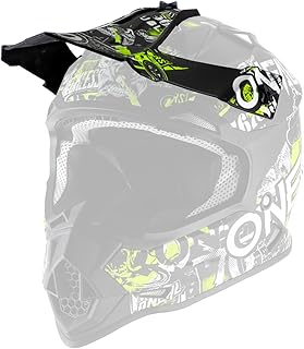 2 SRS Helmet Visor Youth Attack Black/Yellow, One Size