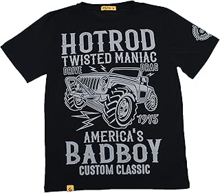 Premium Graphic Tees - Hotrod BadBoy Men's Short Sleeve Graphic T-Shirts