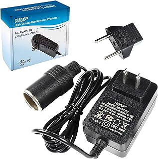 HQRP AC Adapter 110-240V AC to 12V DC 2A for Car electric device 24W Dash Cam, MP3 player, Bluetooth FM Radio Adapter, Telephone, Automotive Razor Cigarette Lighter, UL Listed + HQRP Euro Plug Adapter