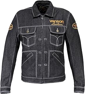 BLACK-DENIM L VS14108S Cotton Jacket