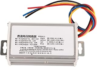 36V‑72V to 12V 10A 120W DC Converter Step Down Power Supply Module Automotive Power Adapter Stable Performance for Car Audio GPS Navigation