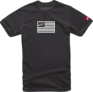 Alpinestars Flagged Tee Black Xl (1213-72038-10-XL)