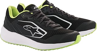 Alpinestars Men's Meta Road Shoe, Black/White/Green, 10.5