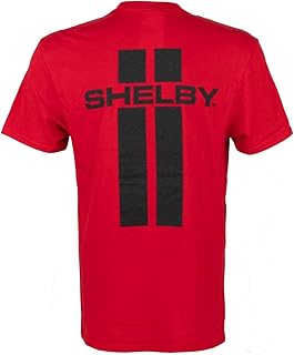 Racing Stripes Red T-Shirt - 100% Combed Ring Spun Cotton for Ultimate Comfort
