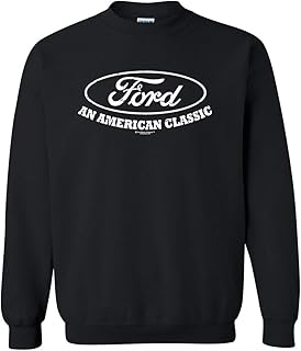 Ford T-shirt American Classic Ford Motor Company Vintage Logo Unisex Adult Long Sleeve Crewneck Sweatshirt