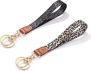 Key Lanyard Cool Wristlet Wrist Lanyard Keychain for Car Keychain Hand Strap Cell Phone lanyards Key Chain Holder