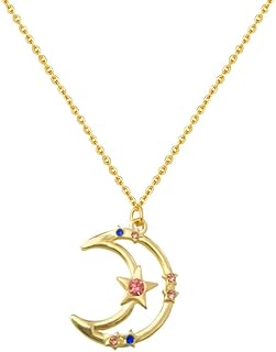 MYANAIL Nine Planets Pendant Necklace Sailor Moon Guardian Star Clavicle Necklace for Women Astronomy Enthusiast Gift Jewelry