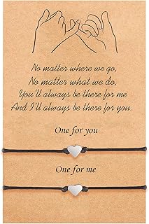 Wish Lucky Bracelet Happy Birthday Gifts Friendship String Cord BFF Bracelets for Women Teen Girls Boys