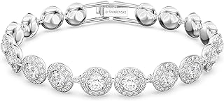 Swarovski Angelic Crystal Jewelry Collection, Rhodium Tone Finish, Blue Crystal, Pink Crystal, Clear Crystal
