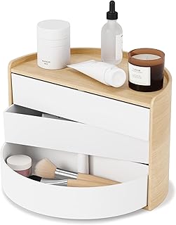 umbra MOONA 21014748668 Accessory Storage, Accessory Storage, Jewelry Storage, Storage Box, Cosmetics, Accessories, Glasses, Watch, Earrings, Necklace, Jewelry Box, Case, Korean Interior, White