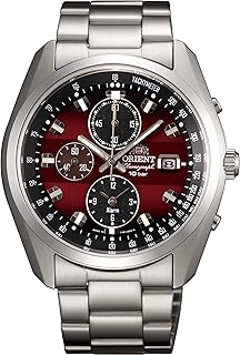 NEO70's WV0031TY Men's SOLAR Solar Chronograph, Wristwatch, Made in Japan, Domestic Manufacturer Warranty, Dial Color - Red, watch