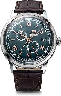 Bambino RN-AK0703E Bambino Automatic Watch, Mechanical Automatic, Men's, Green, green